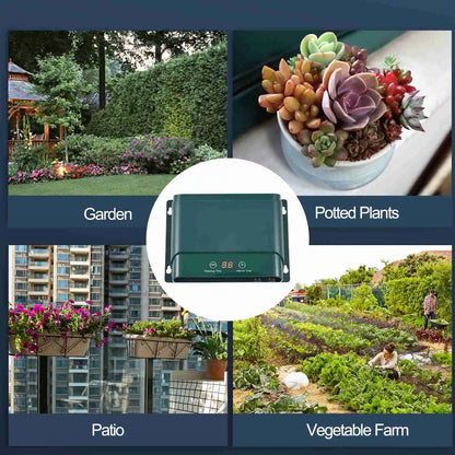 BowLift | Solar Drip Irrigation System Kit Automatic Watering with 30 Modes & 7 Timers – AquaFlow