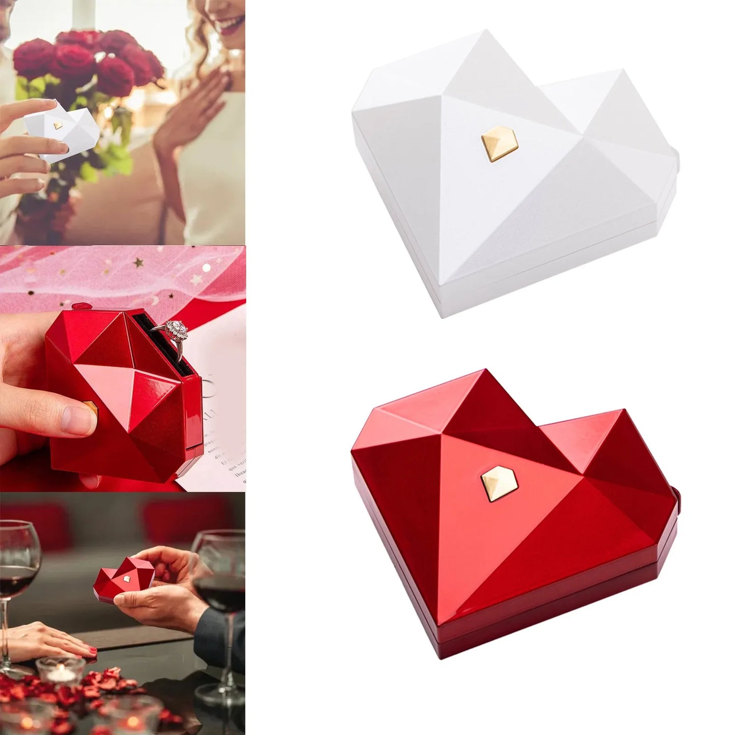 BowLift | Prism Heart Surprise Love Ring Box