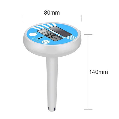 BowLift | THERMAFLOAT Pool thermometer | Floating water thermometer for pool & hot tub | Temperature display 0–50 °C | Shatterproof & weatherproof