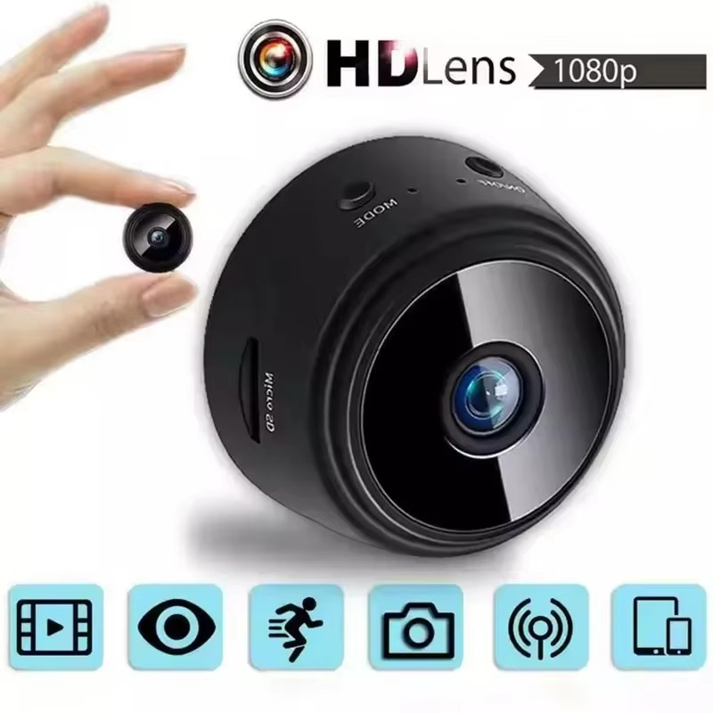 BowLift | Mini 1080p HD Wireless Security Camera with Night Vision and Audio