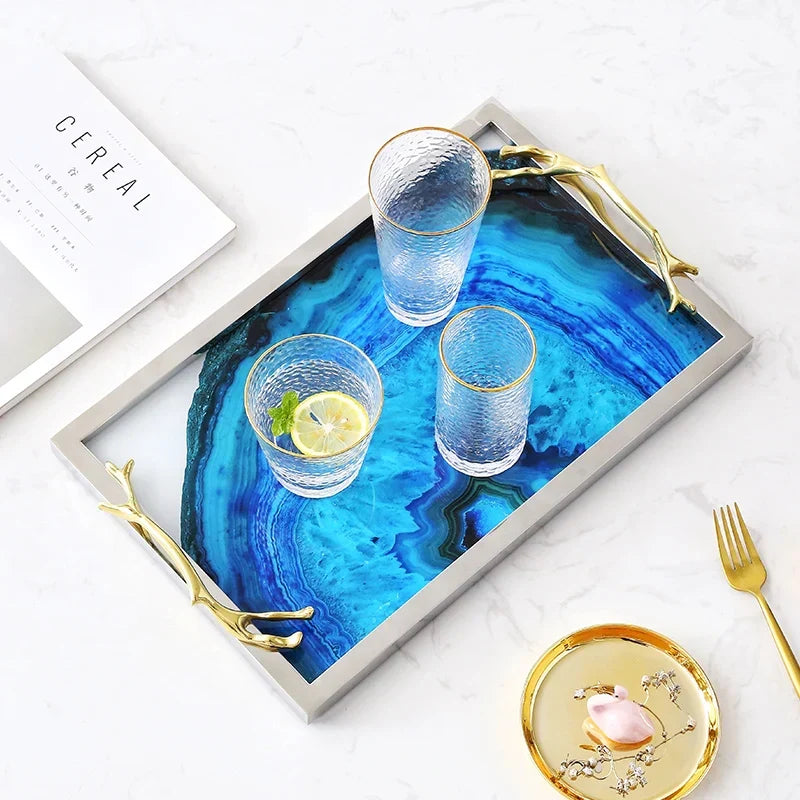 Blue Agate Tray Bowlift