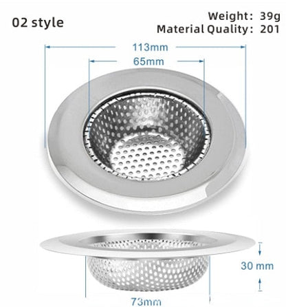 BowLift | Stainless Steel Sink Drain Catch All Strainer