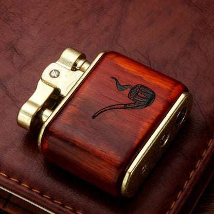 Wooden Vintage Spark Kerosene Lighter | Bowlift