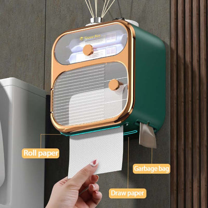 BowLift | MultiBox Wall-Mounted Toilet Paper Towel Storage Box