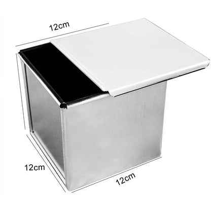 Skanto | Premium Non-stick Aluminum Alloy Loaf Pan with Lid - Various Sizes (250g/450g/600g/750g/900g/1000g) for Baking Bread and Cakes