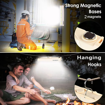 Skanto | Ultra-bright 16-inch LED Work Light with Multi-Mode Settings and All-Night Battery