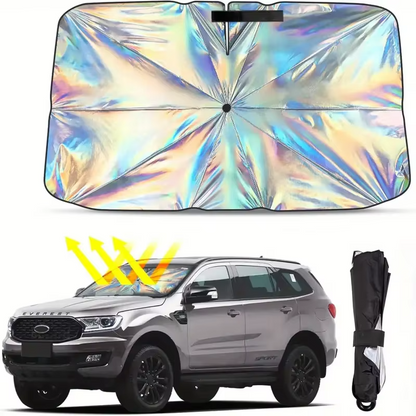 BowLift | Windshield Sun Shade Umbrella – Foldable UV-Blocking Car Sunshade to Keep Interior Cool & Protected
