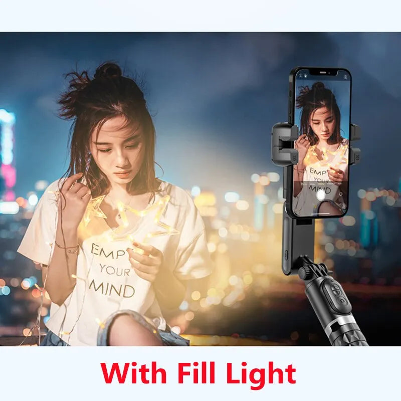 Skanto | 360 Rotation Gimbal Stabilizer Selfie Stick Tripod for iPhone