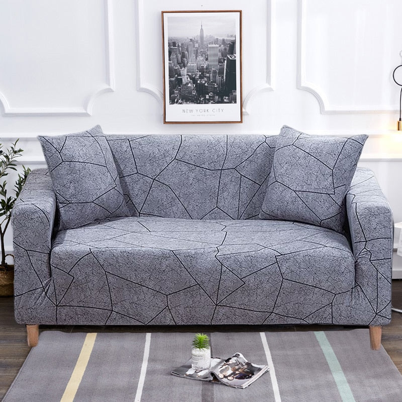 Modern non-slip colorful elastic sofa cover | Brehn