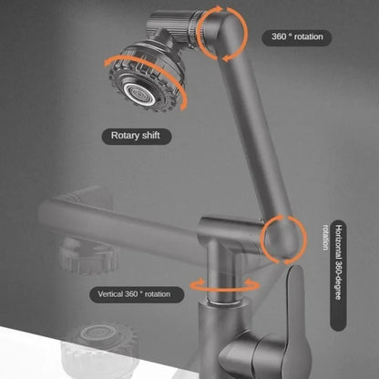 VIvolux | Splash-proof mechanical universal swivel arm faucet