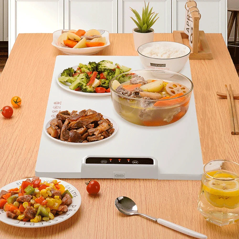 Skanto | Electric Warming Plate – Adjustable Temperature Smart Silicone Warming Tray for Parties and Family Gatherings