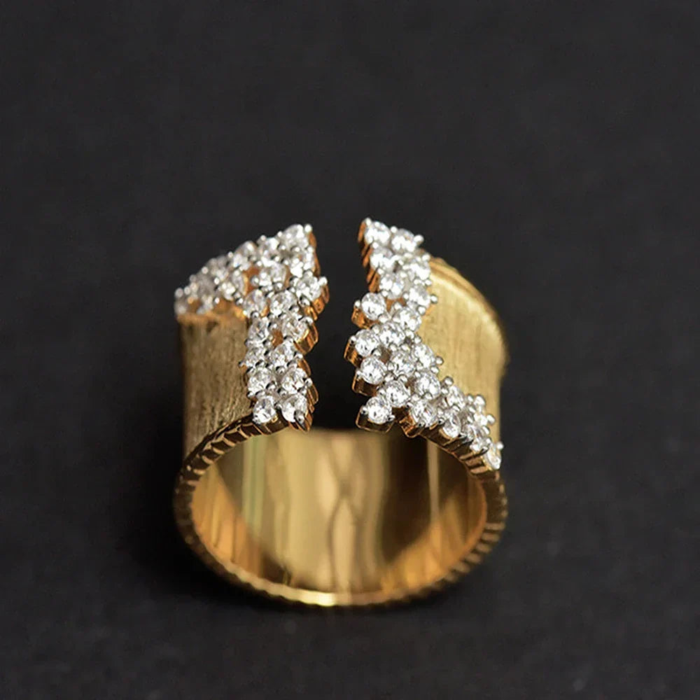 BowLift | Bold Diamond Sparkle Open Ring