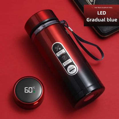 Skanto | 800ml-1L Stainless Steel Thermos – Portable Vacuum Flask with LED Temperature Display