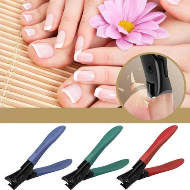 Skanto | 2023 New Anti-Splash Nail Clipper - Large Easy Nail Trimmer for Thick and Hard Nails, Household Items