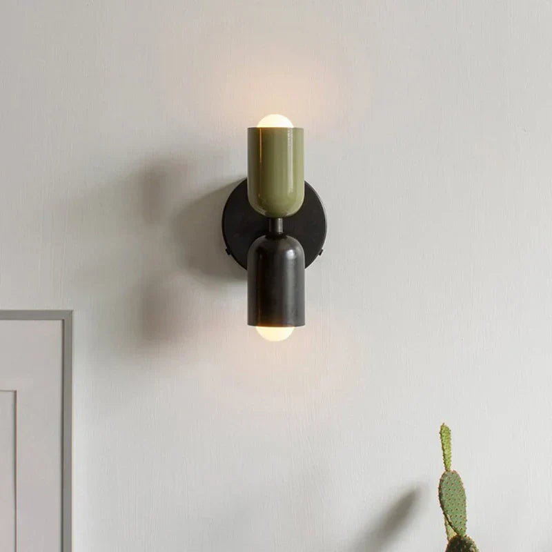 Skanto | Modern LED Wall Lamp Colorful Nordic Wall Lamp Room Decor Indoor Lighting Wall Lamps for Bedroom Nightstand Living Room Lamp
