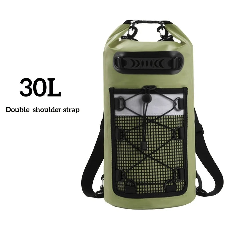 BowLift | Waterproof Dry Bag AQUARIX Motion | 10/20/30 L | Rolltop & Shoulder Strap | For Kayak, Beach & Trekking