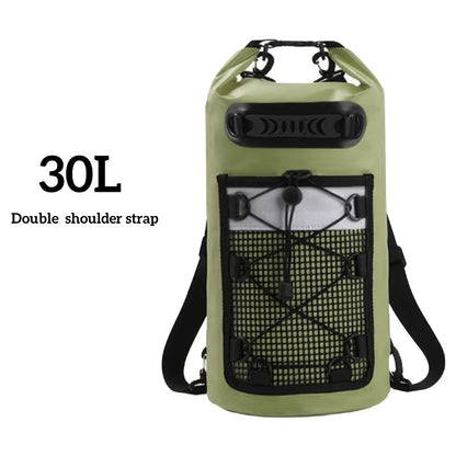 BowLift | Waterproof Dry Bag AQUARIX Motion | 10/20/30 L | Rolltop & Shoulder Strap | For Kayak, Beach & Trekking
