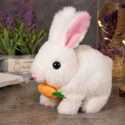 Skanto | Interactive Rabbit Toy | Moves and Makes Sound | White