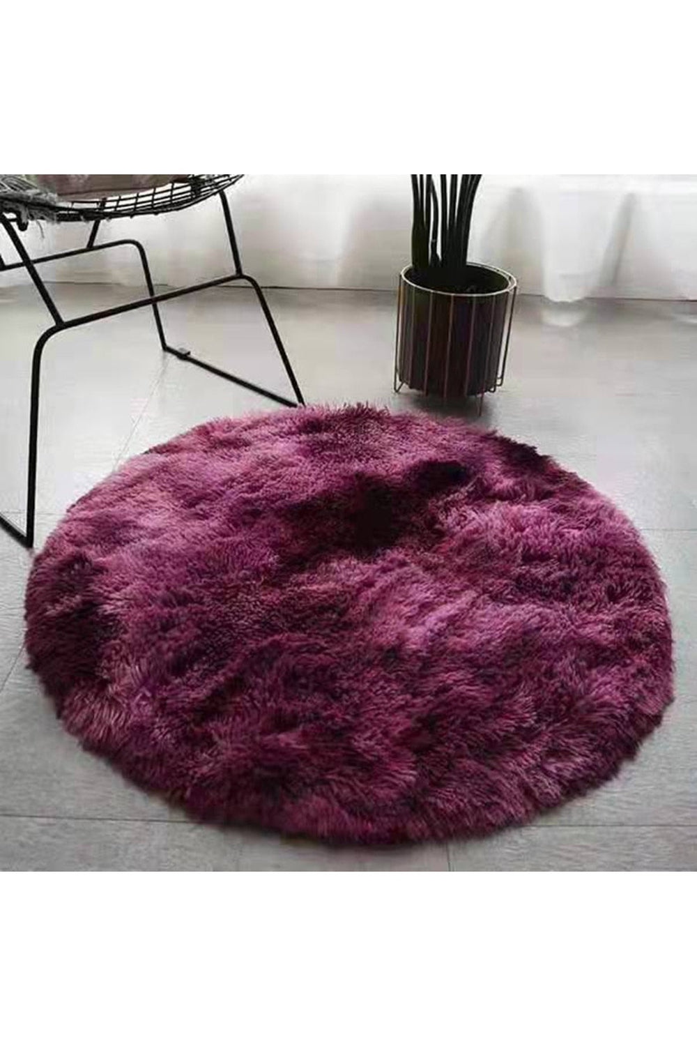 Fluffy Round Rug | Bowlift