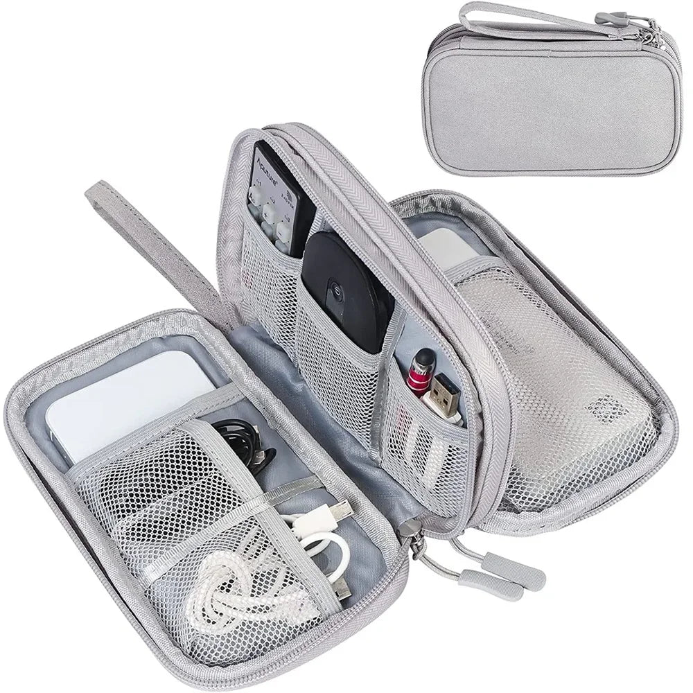 BowLift | TechPack | Electronic Organizer | Double Layer Design | Waterproof Oxford Fabric
