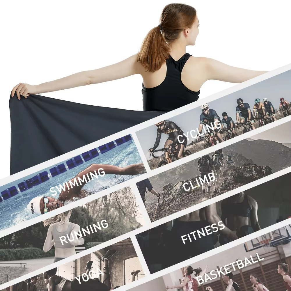Skanto | Quick-Dry Microfiber Towel for Travel, Sports, Gym, Beach & Yoga