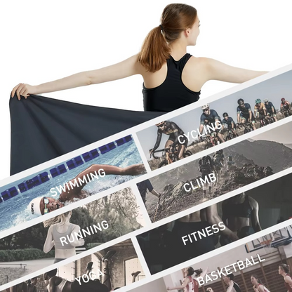 Skanto | Quick-Dry Microfiber Towel for Travel, Sports, Gym, Beach & Yoga