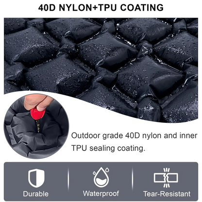 Skanto Skanto | Ultra-Comfort Inflatable Camping Mattress with Integrated Pillow and Pump