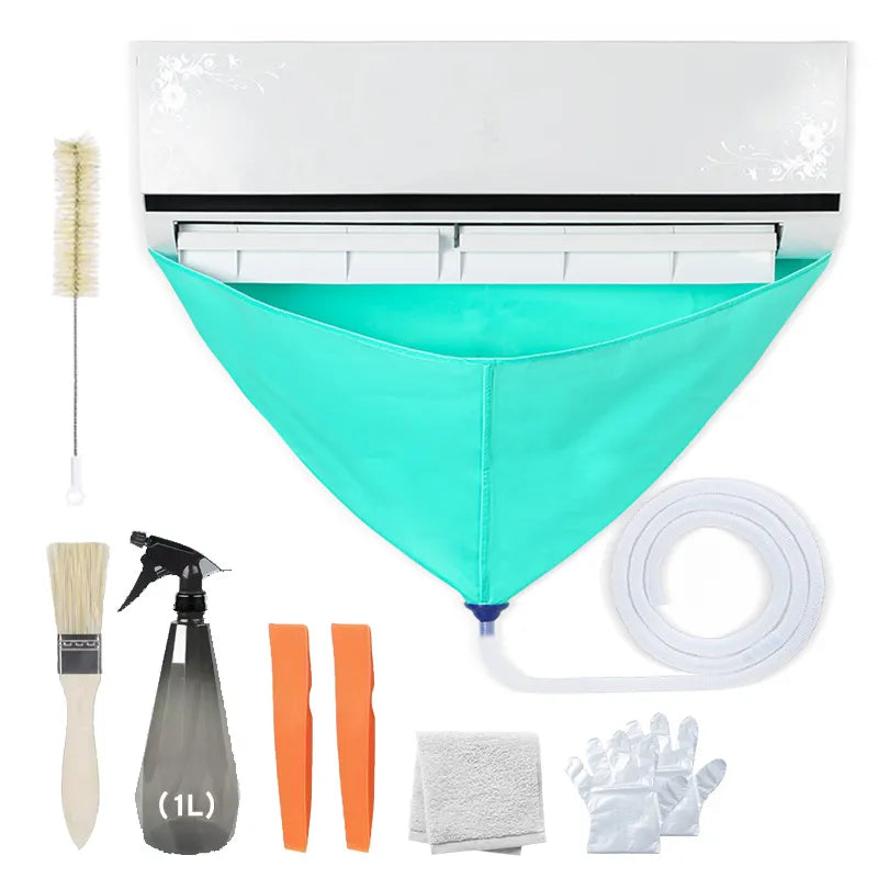 Skanto Skanto | Leak-Proof Air Conditioner Cleaning Kit - Complete Set with Disassembly-Free Cleaning Tools and Water Pipes
