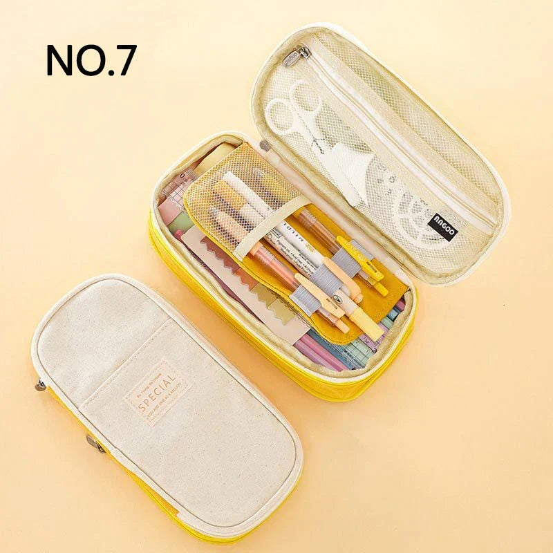 Skanto | Double Layer Pencil Case