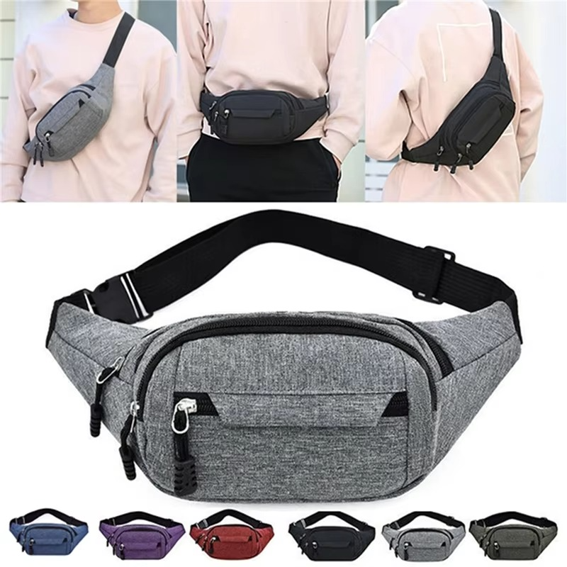 BowLift | Unisex Waterproof Canvas Waist and Crossbody Bag for Outdoor Sports