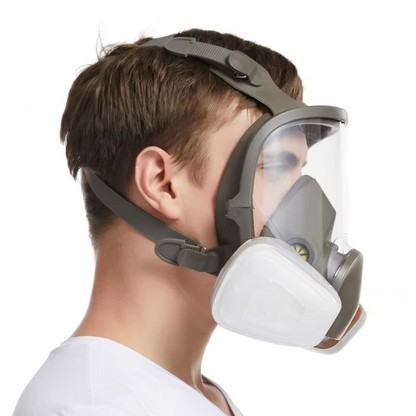 Skanto | Full Face Respirator Safety Gas Mask with Anti-Fog Protection