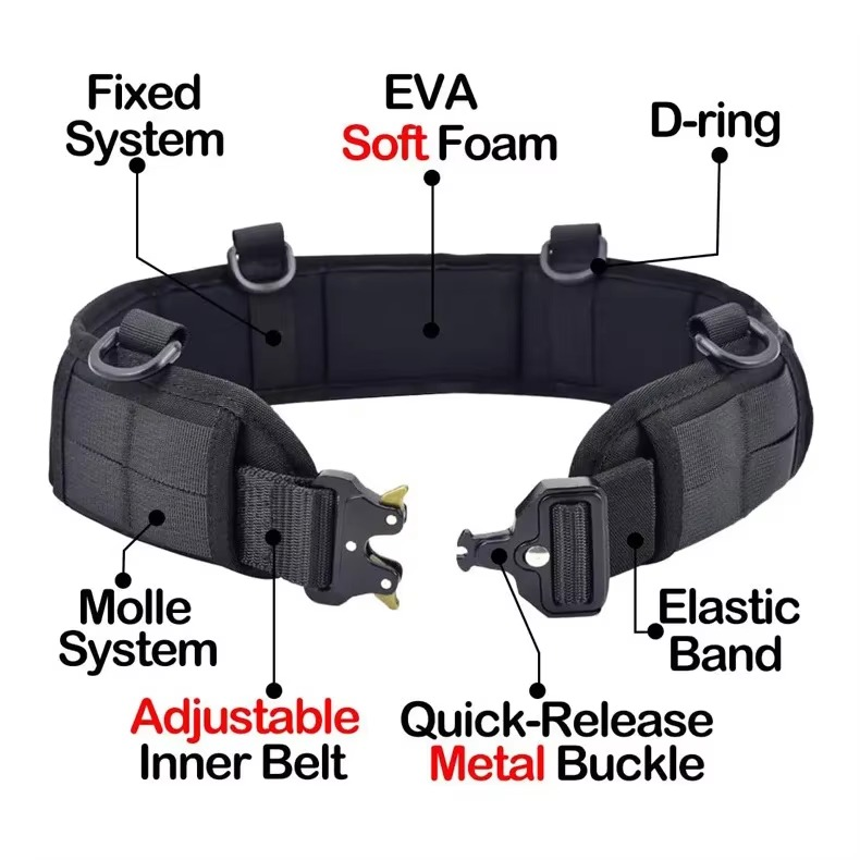 BowLift | Tactical Quick Release Nylon Belt with Metal Buckle for Outdoor Sports
