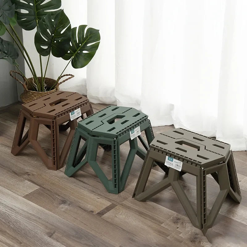 BowLift | CampFold Folding Stool | Foldable Outdoor Stool | High Load Capacity | Compact & Weatherproof