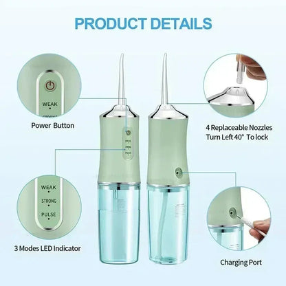 Skanto | Wireless Water Flosser | For Thorough Teeth Cleaning