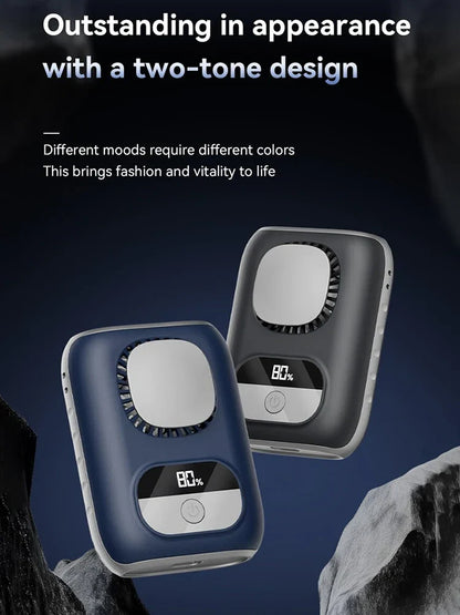 BowLift | CoolBelt Mini Hip Fan | Portable & Bladeless | LED Display & 12 hrs Runtime | Rechargeable via USB-C
