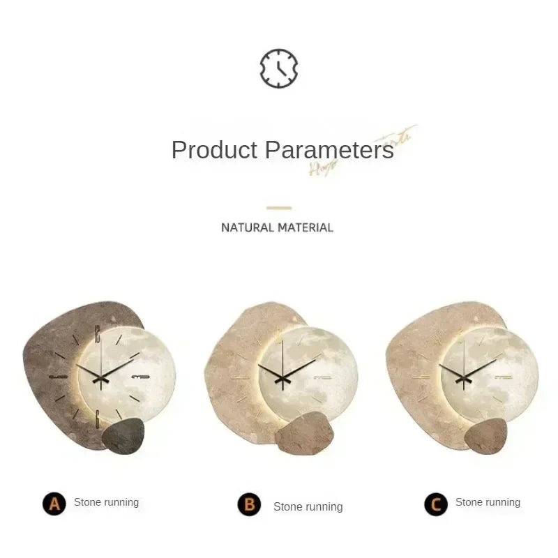 CreamWind Clock – Stylish Modern LED Wall Clock