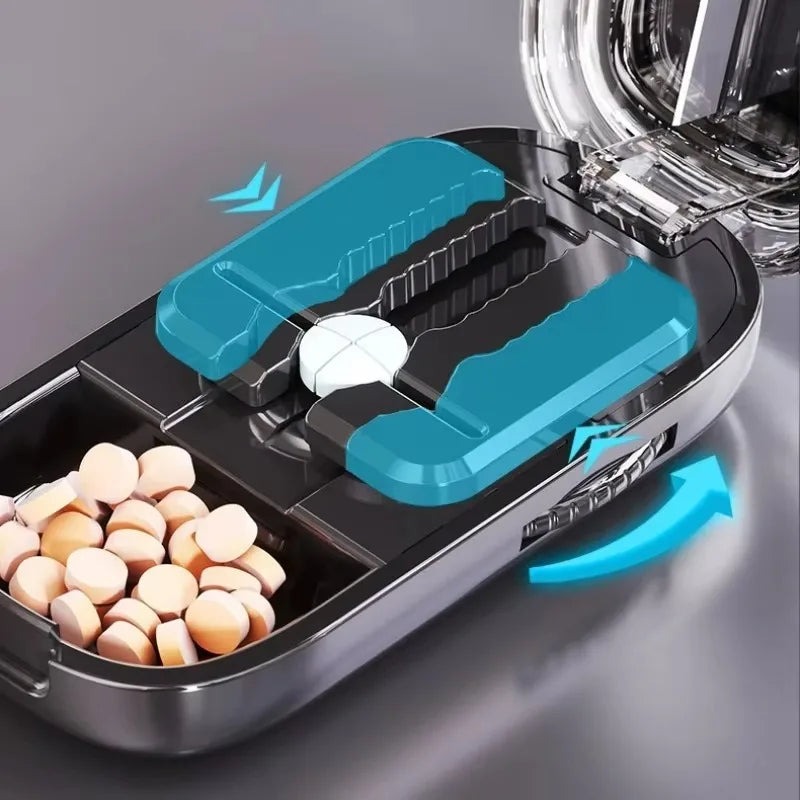 Pocket Size Dustproof Pill Cutter Organizer | Bowlift