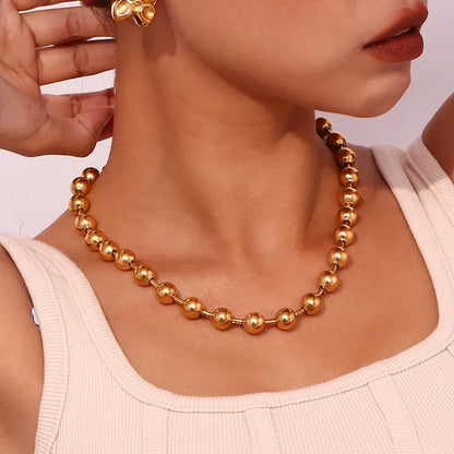 BowLift | 18k Classic Chunky Beaded Necklace