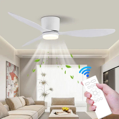 Skanto | Scandinavian Design LED Ceiling Fan with Light