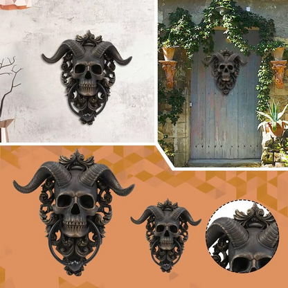 Skanto | Resin Skull Door Knocker
