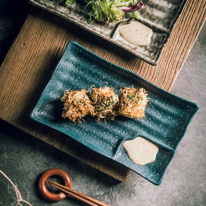 Artisan Ceramic Sushi Plate Karnz