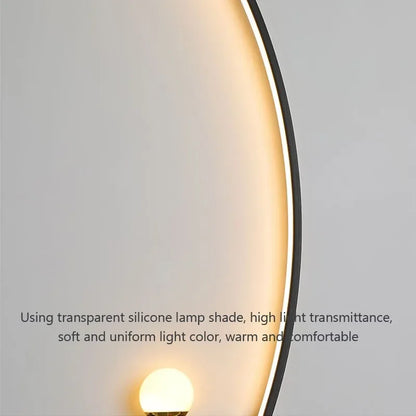 Skanto | Contemporary Edge Wall Lamp – Black & Gold Indoor/Outdoor Lighting for Modern Spaces