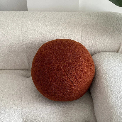 Nordic Bouclé Abstract Cushion – Minimalist Plush Pillow | Bowlift