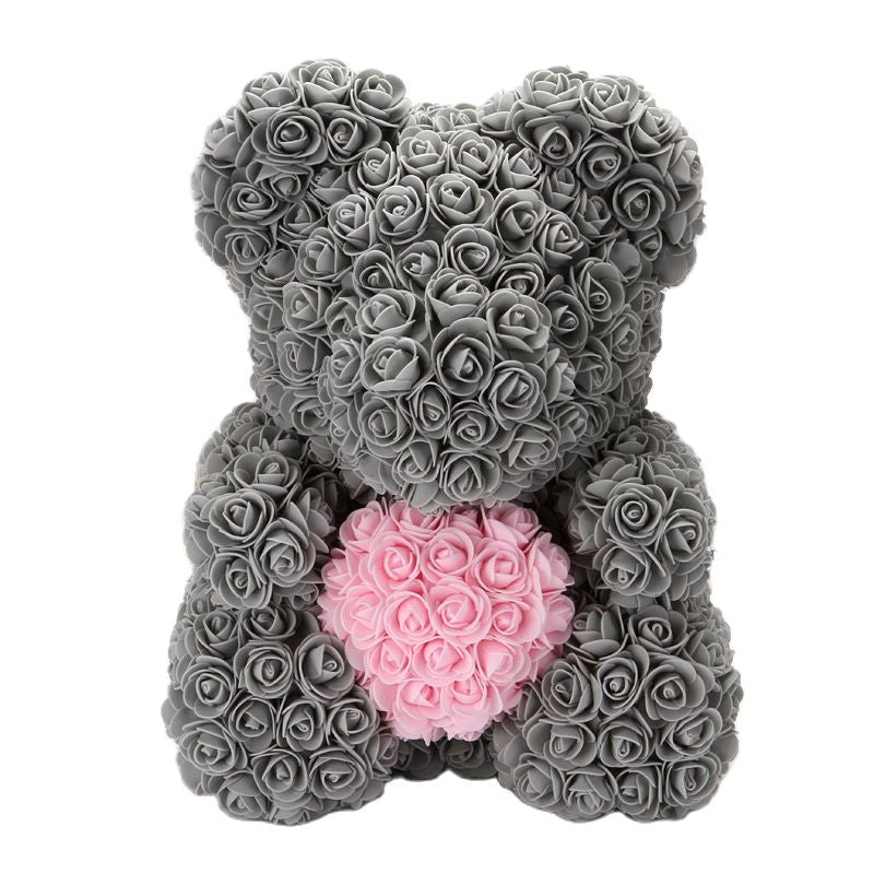 BowLift | Artificial Rose Flowers Teddy Bear