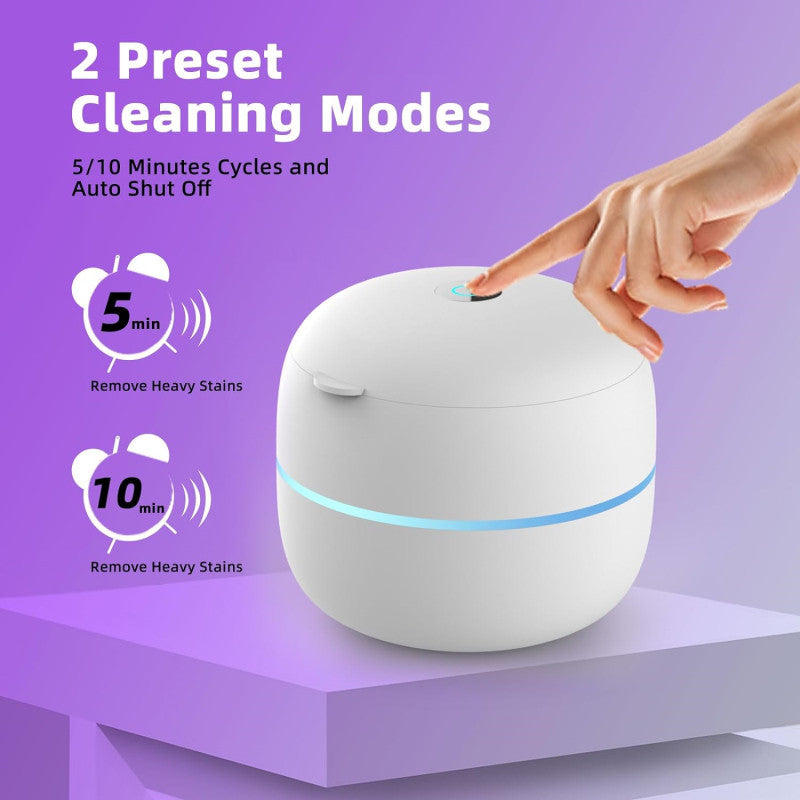 BowLift | UltraClean Pro: Multi-Functional Ultrasonic Cleaner with UV Sanitizing Lights