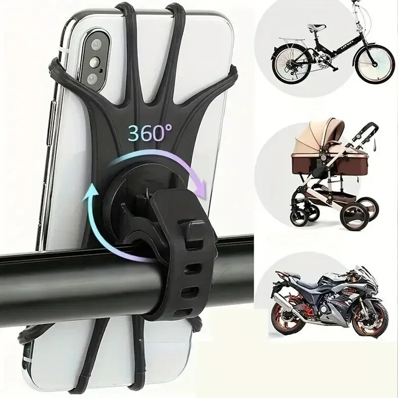 BowLift | Velogrip 360 | Smartphone holder bicycle & motorcycle | 360° rotatable | Universal & shockproof made of silicone