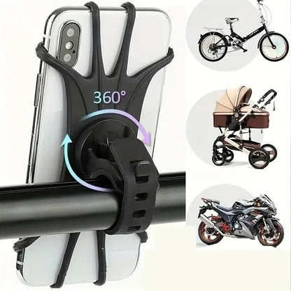 BowLift | Velogrip 360 | Smartphone holder bicycle & motorcycle | 360° rotatable | Universal & shockproof made of silicone
