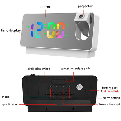 Skanto | LED Digital Projection Alarm Clock