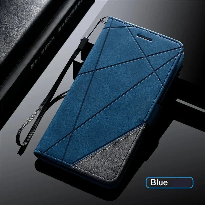 Flip Magnetic Leather Cover for Samsung Galaxy A Series