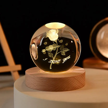 Skanto | Glowing 3D Crystal Night Light – Unique Gifts for All Occasions
